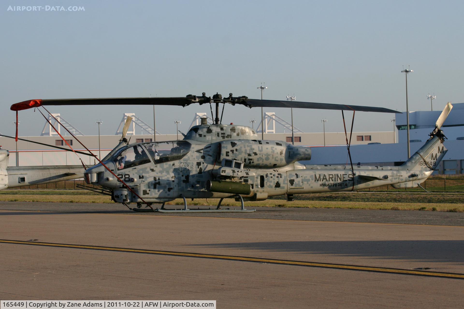 165449, Bell AH-1W Super Cobra C/N Not found 165449, At the 2011 Alliance Airshow - Fort Worth, TX