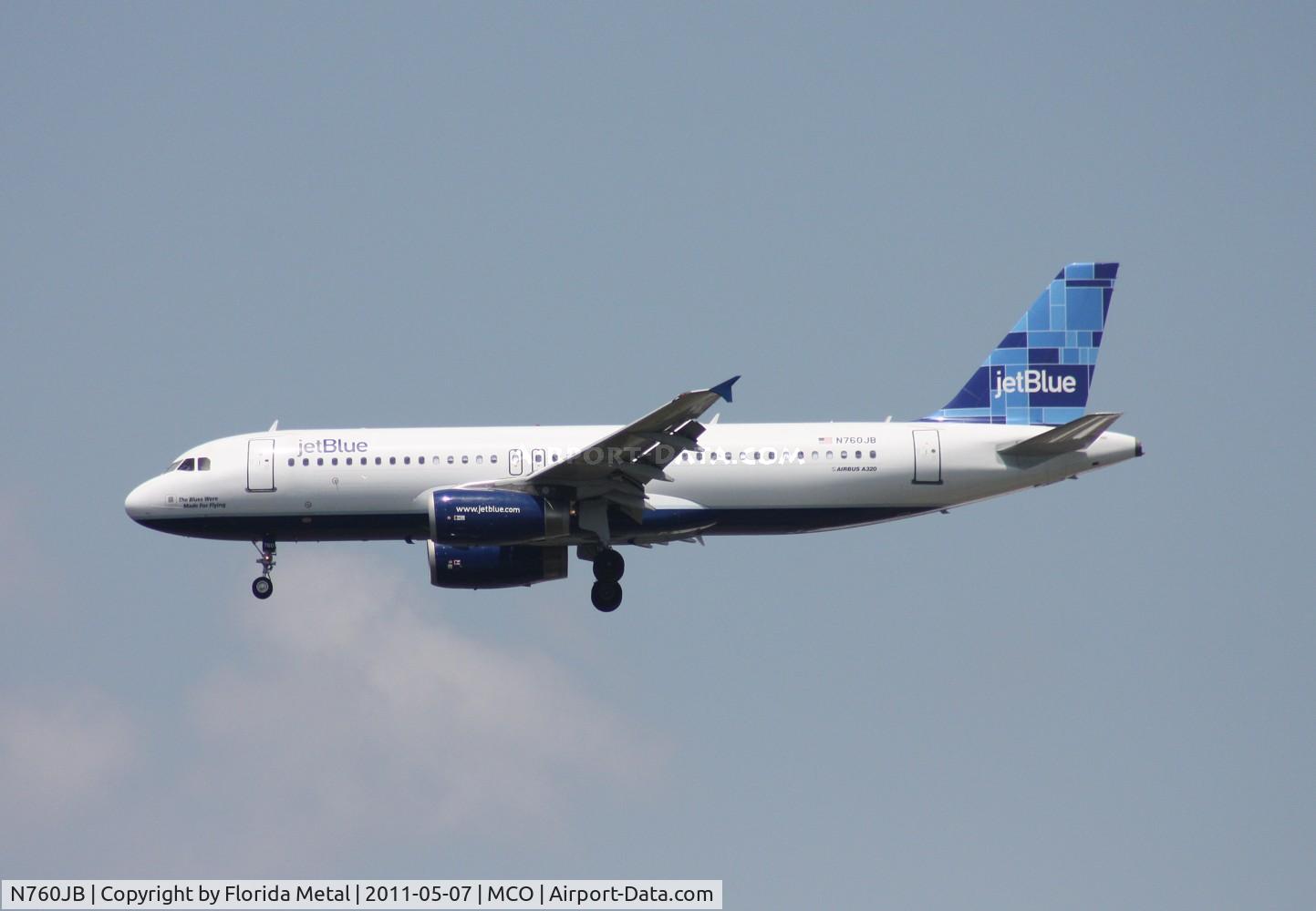 N760JB, 2008 Airbus A320-232 C/N 3659, 