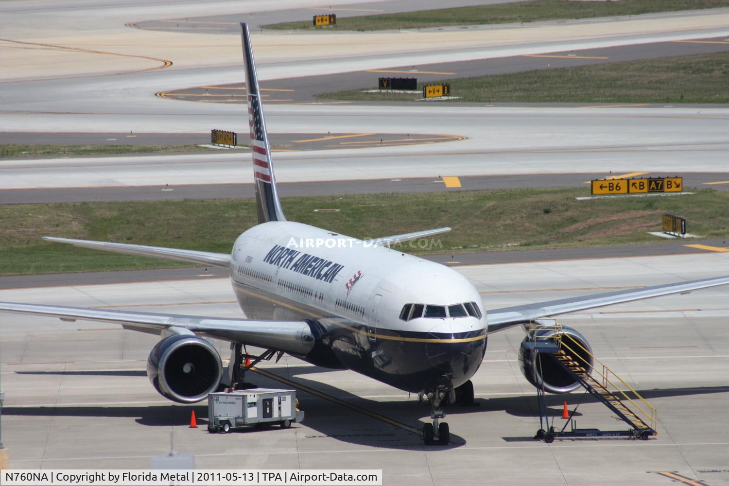 N760NA, 1993 Boeing 767-39H C/N 26257, North American 767-300