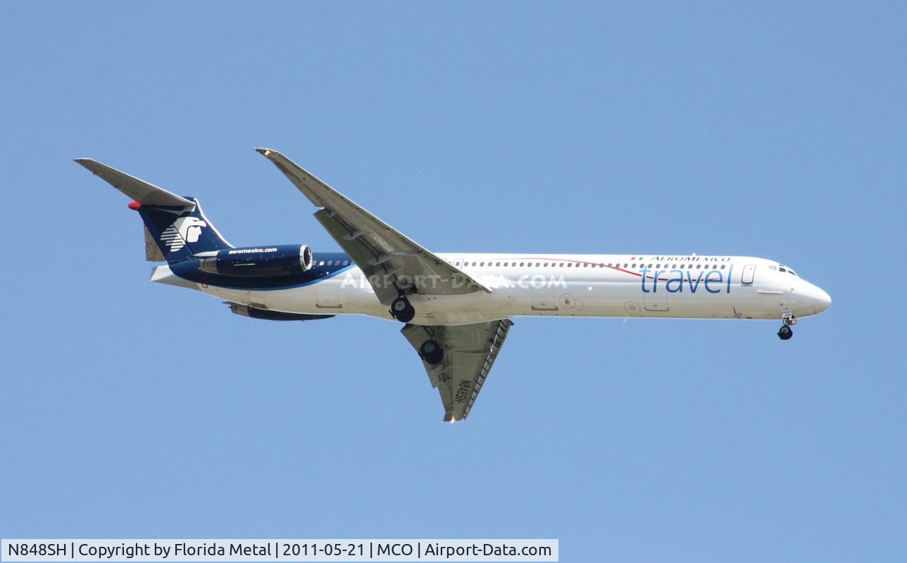 N848SH, 1989 McDonnell Douglas MD-83 (DC-9-83) C/N 49848, Aeromexico MD-83