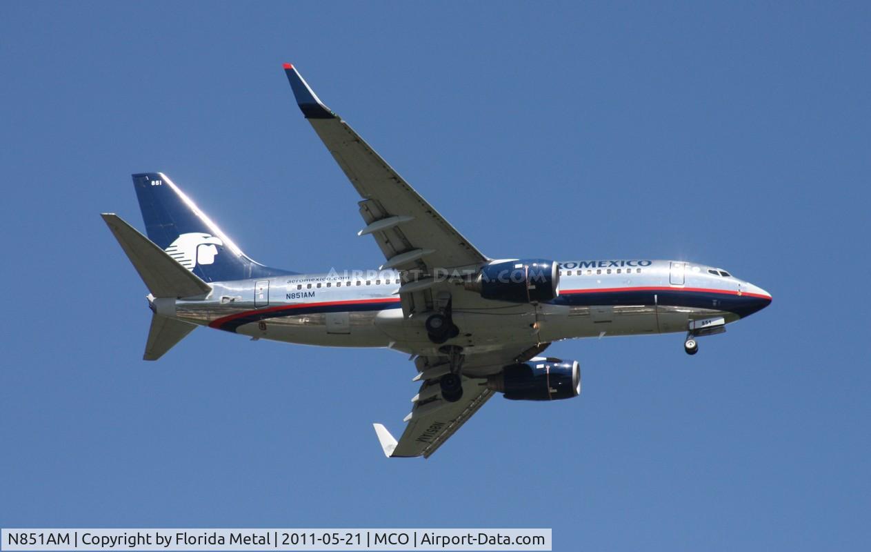 N851AM, 2003 Boeing 737-752 C/N 29363, Aeromexico 737