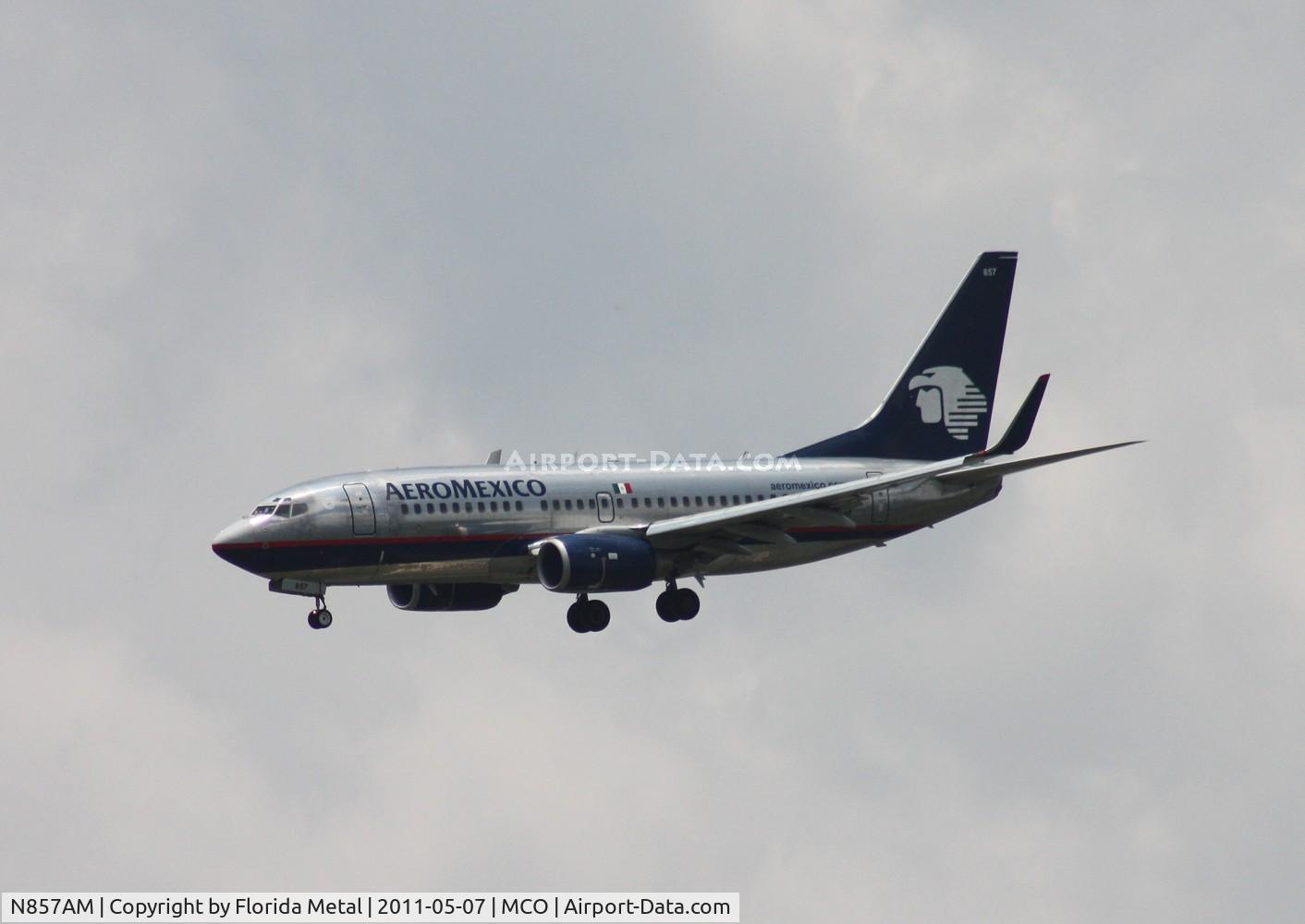 N857AM, 2004 Boeing 737-752 C/N 33793, Aeromexico 737