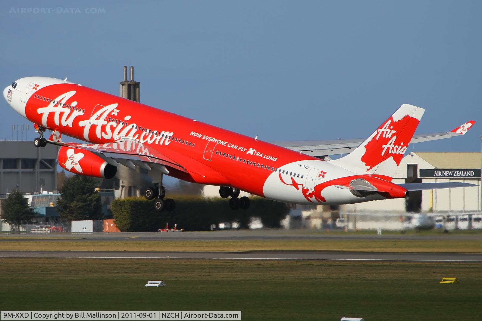 9M-XXD, 2009 Airbus A330-343X C/N 1066, on the return leg to KAL