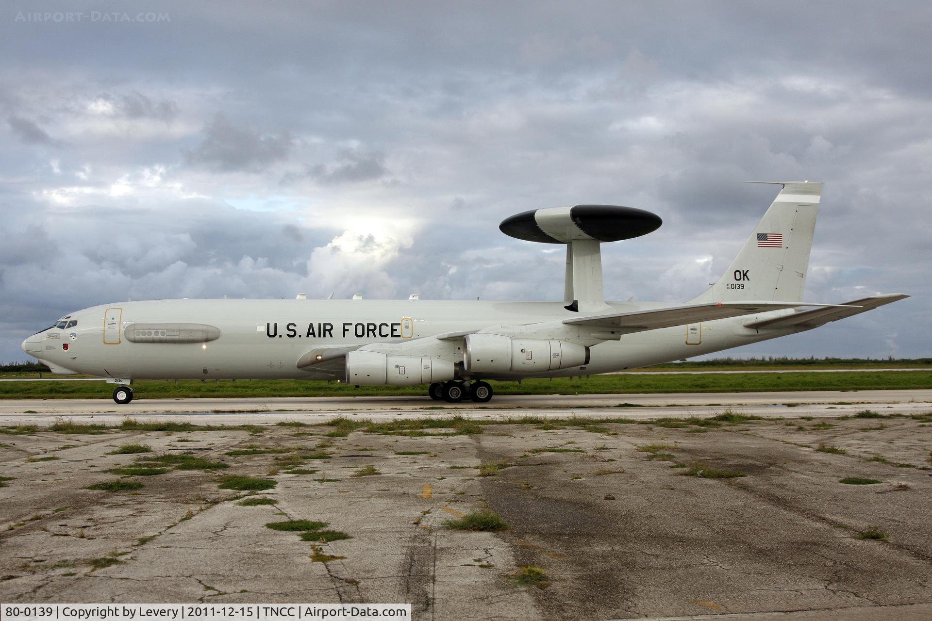 80-0139, 1982 Boeing E-3C Sentry C/N 22831, Taxing to parking at FOL ramp