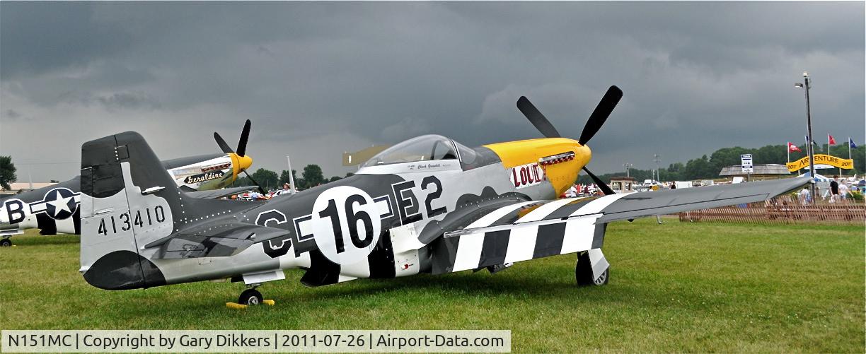 N151MC, 1968 North American F-51D Mustang Mustang C/N AF6722581, AirVenture 2011