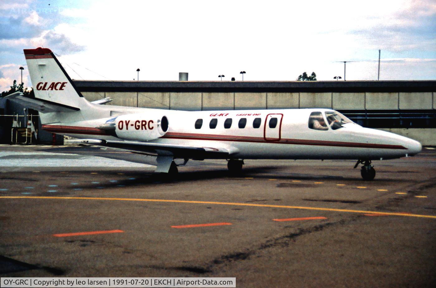 OY-GRC, 1982 Cessna 550 Citation II C/N 550-0229, Copenhagen Kastrup 20.7.91