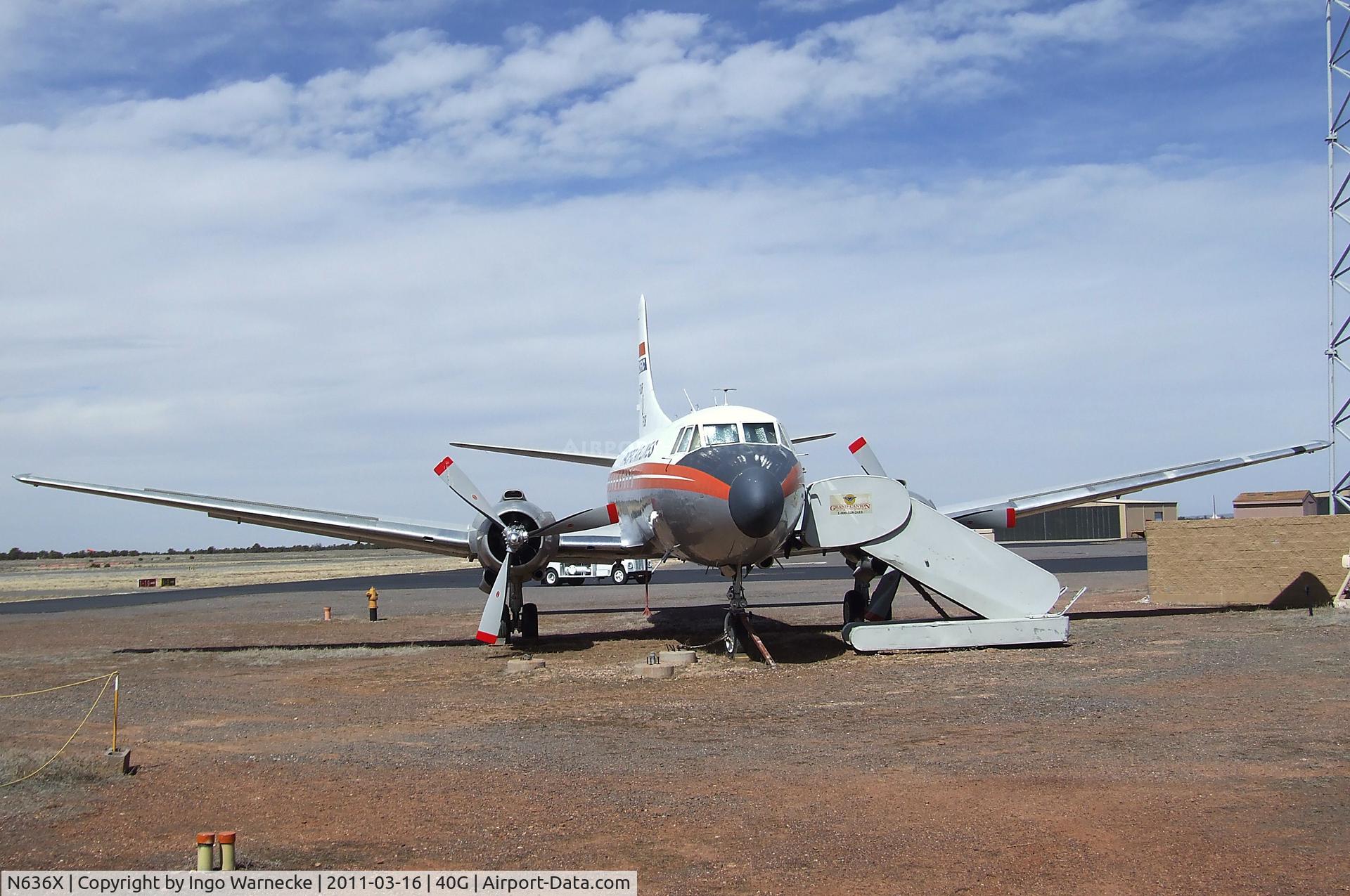 N636X, 1952 Martin 404 C/N 14135, Martin 404 at the Planes of Fame Air Museum, Valle AZ