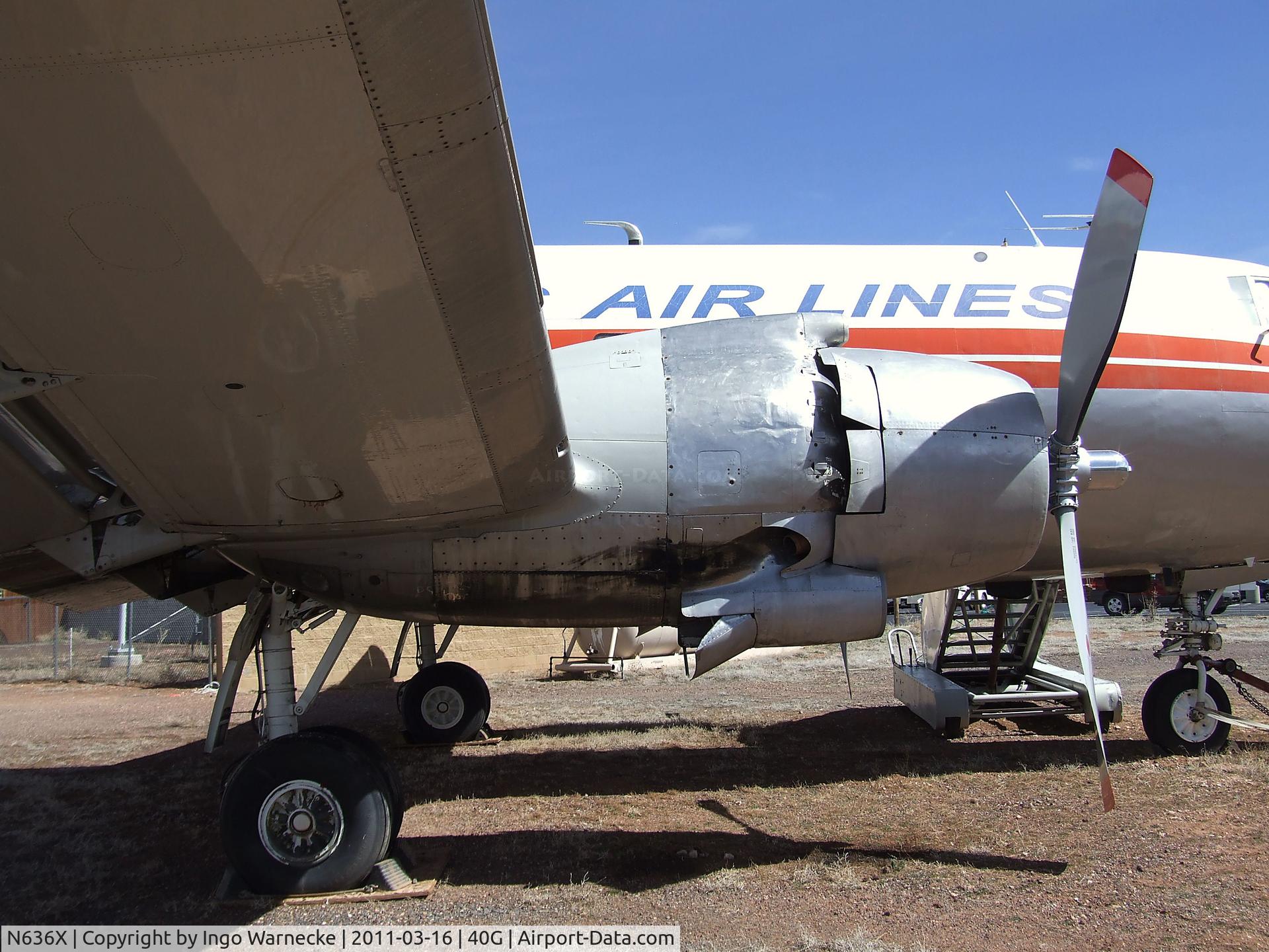 N636X, 1952 Martin 404 C/N 14135, Martin 404 at the Planes of Fame Air Museum, Valle AZ