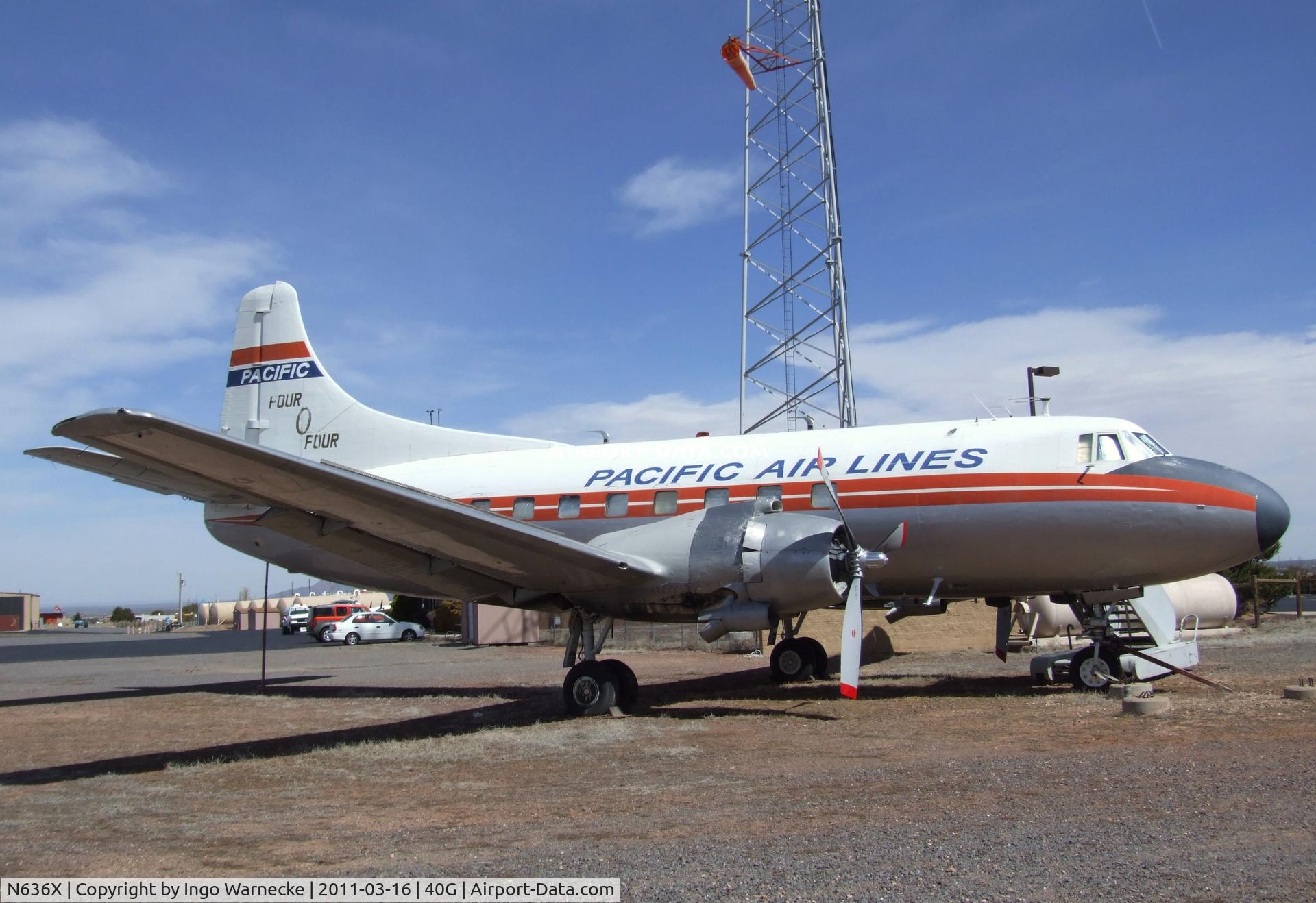 N636X, 1952 Martin 404 C/N 14135, Martin 404 at the Planes of Fame Air Museum, Valle AZ