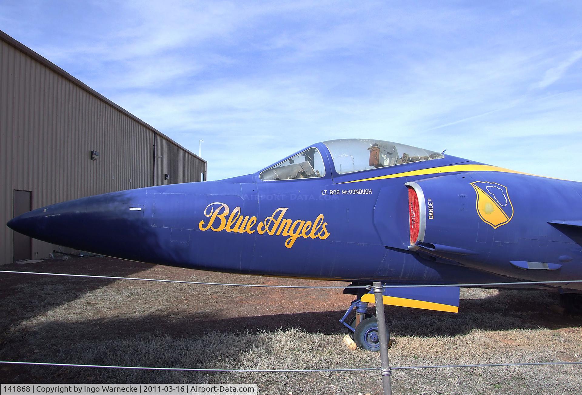 141868, Grumman F-11A Tiger C/N 185, Grumman F-11A (F11F-1) Tiger at the Planes of Fame Air Museum, Valle AZ