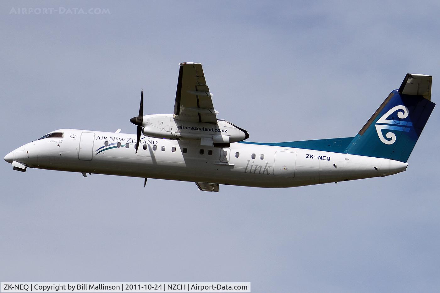 ZK-NEQ, 2007 De Havilland Canada DHC-8-311 Dash 8 C/N 636, up and away from 02