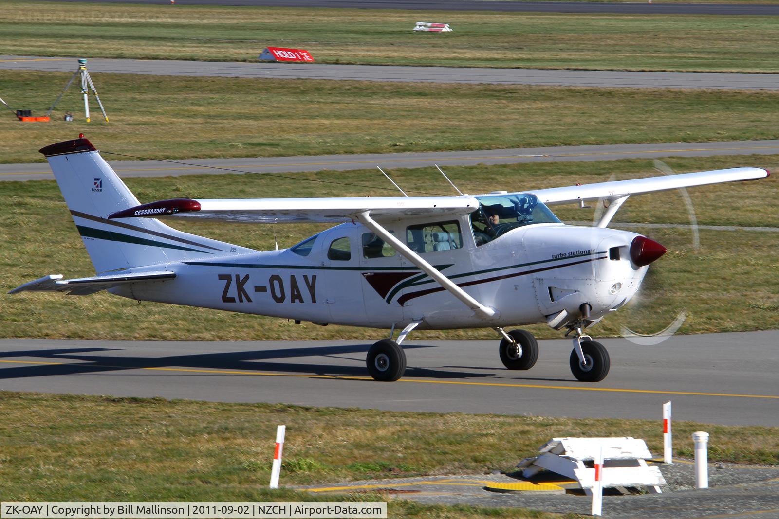 ZK-OAY, Cessna TU206F Turbo Stationair C/N U20602397, going to refuel