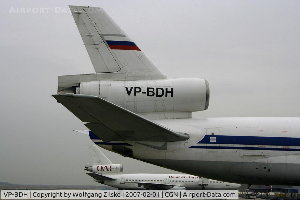 VP-BDH, 1978 Douglas DC-10-40F C/N 46966, Tails