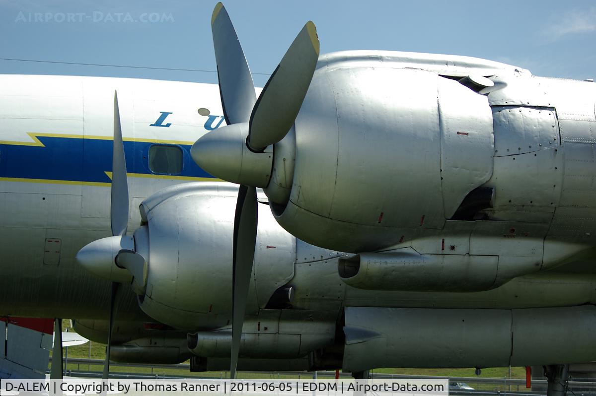 D-ALEM, 1955 Lockheed L-1049G Super Constellation C/N 4603, Lufthansa Lockheed Super Constellation