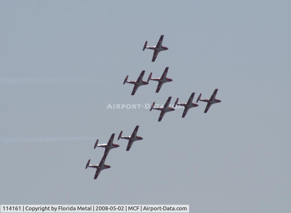 114161, Canadair CT-114 Tutor C/N 1161, Snowbirds practicing at MacDill - profile for #9