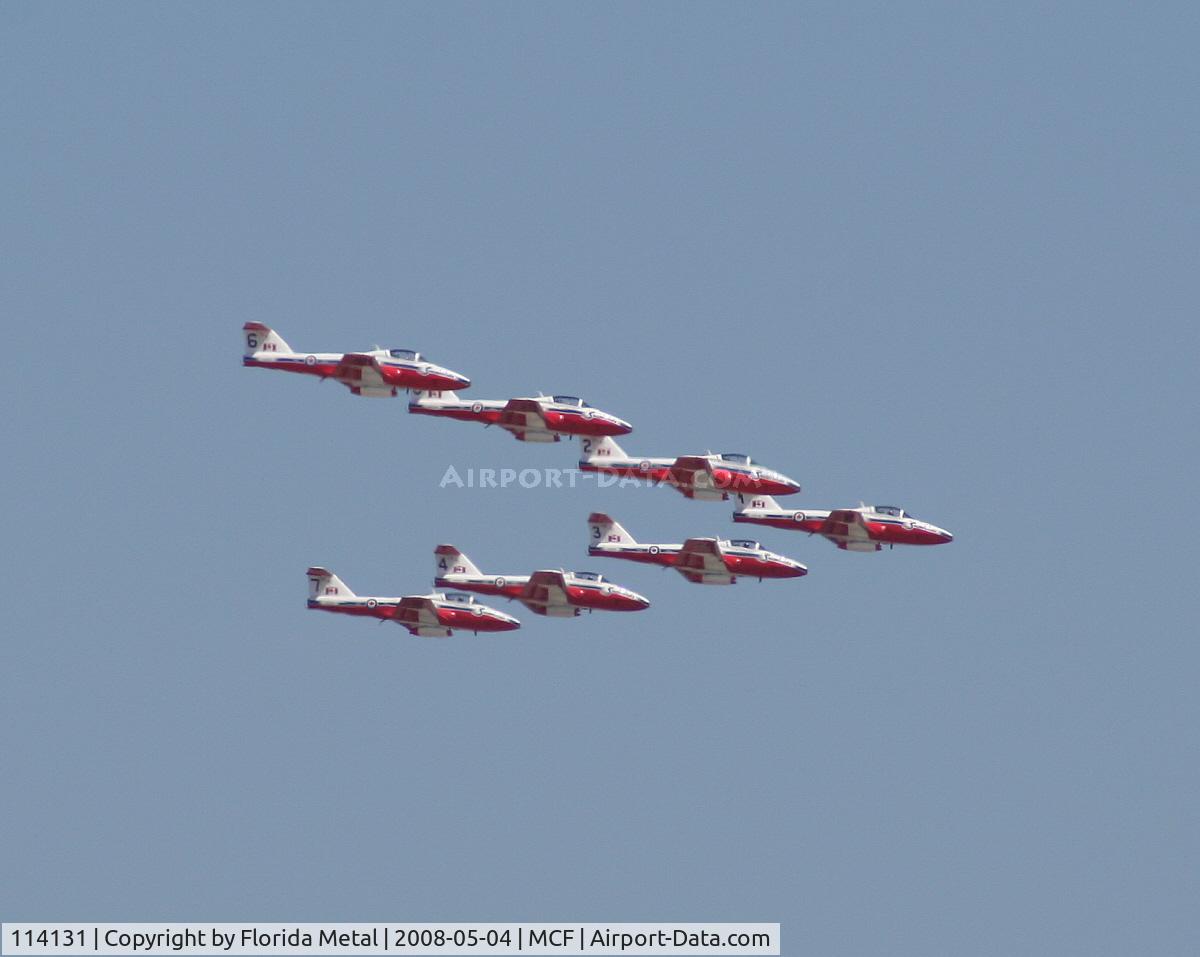 114131, Canadair CT-114 Tutor C/N 1131, Snowbird formation