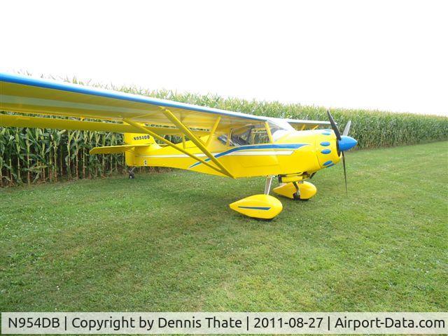 N954DB, 1995 Skystar Kitfox Model 4 C/N ICU 102, 199 KitFox  Rotax 583
Photo @ Wanamingo Minnesota