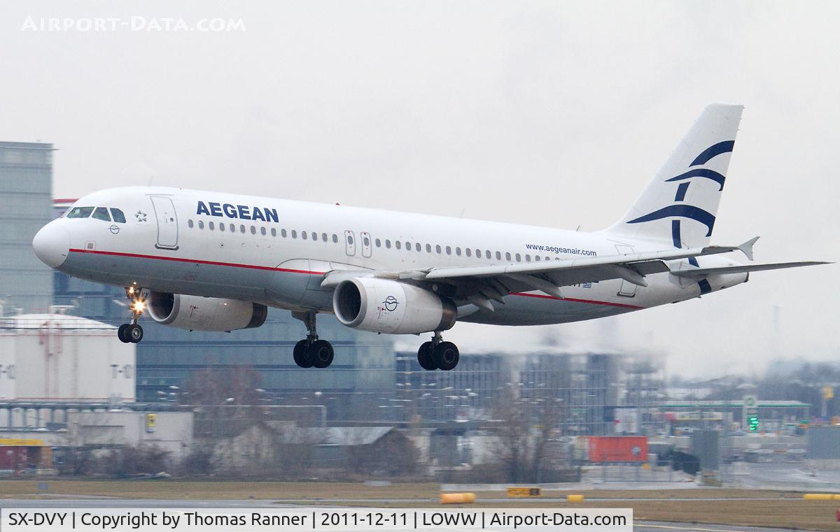 SX-DVY, 2009 Airbus A320-232 C/N 3850, Aegean Airbus A320