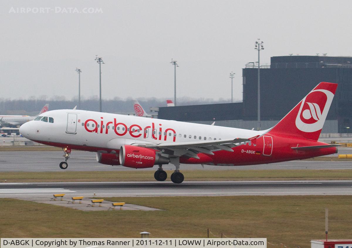 D-ABGK, 2008 Airbus A319-112 C/N 3447, Air Berlin Airbus A319
