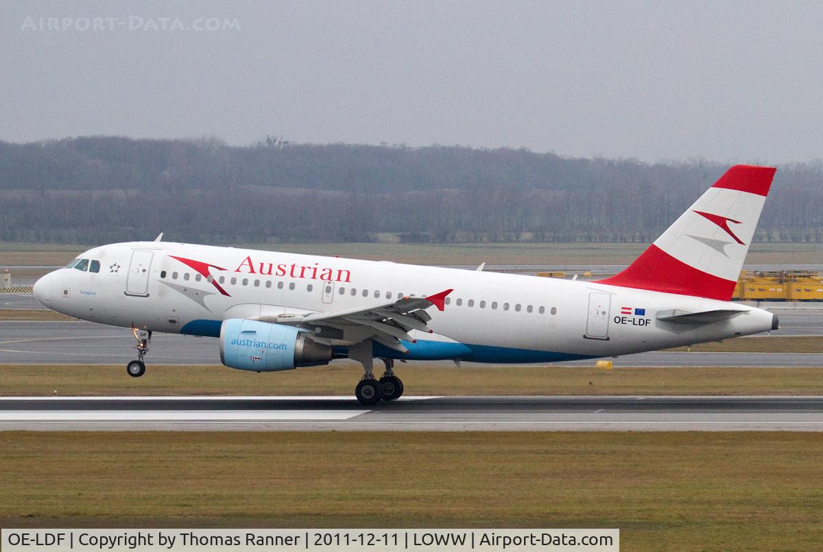 OE-LDF, 2005 Airbus A319-112 C/N 2547, Austrian Airlines Airbus A319