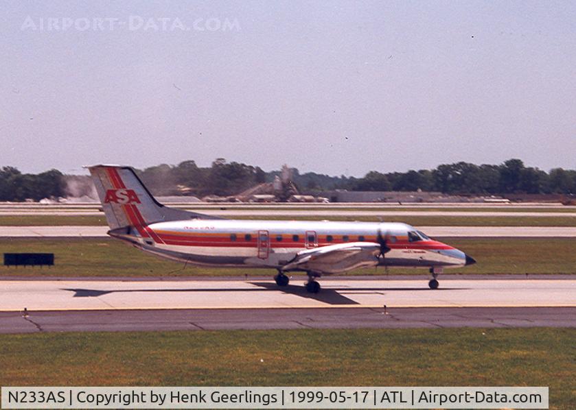 N233AS, 1987 Embraer EMB-120RT Brasilia C/N 120031, ASA , Brasilia