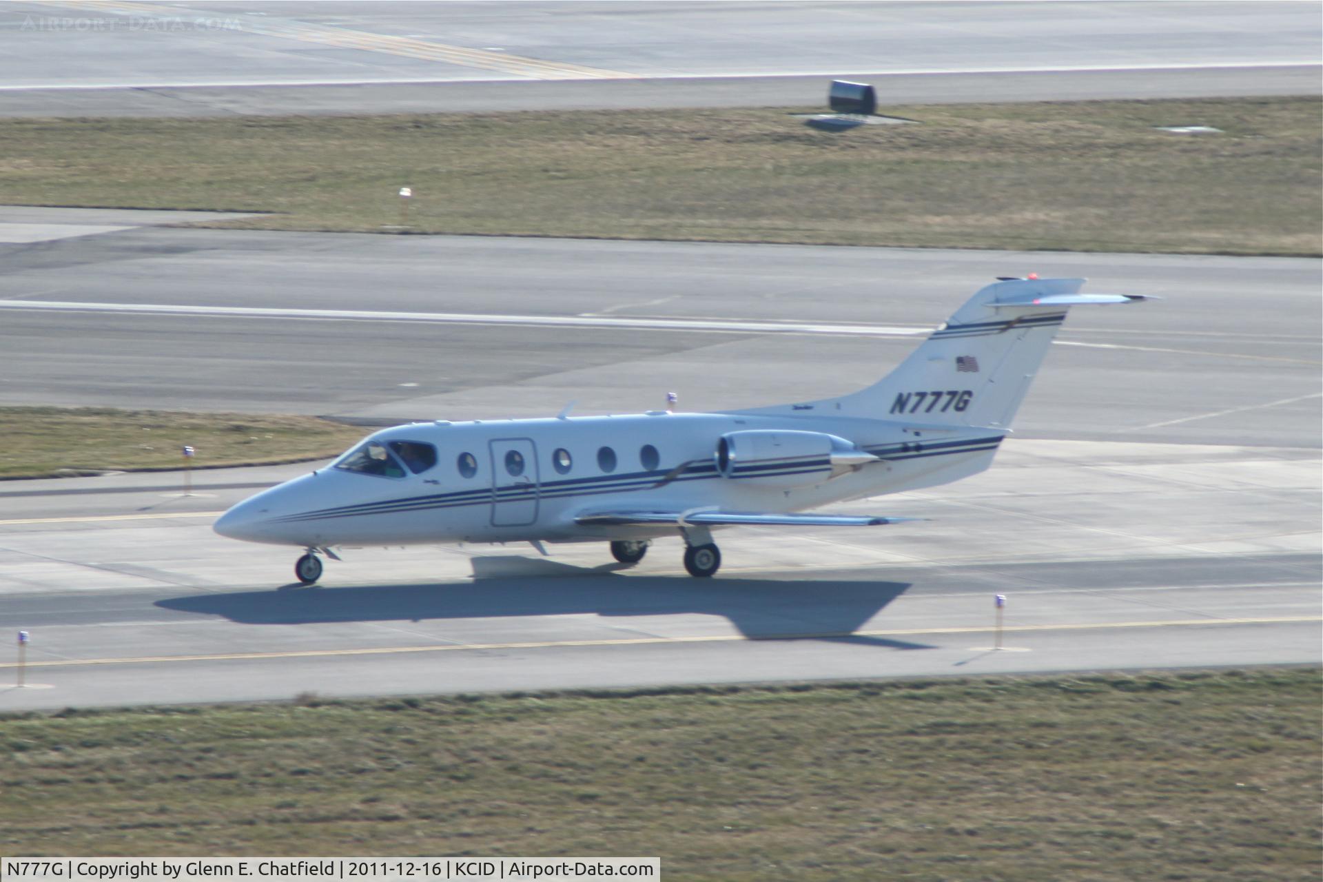 N777G, 2007 Hawker Beechcraft 400A Beechjet C/N RK-540, Taxiing to runway 27 for departure