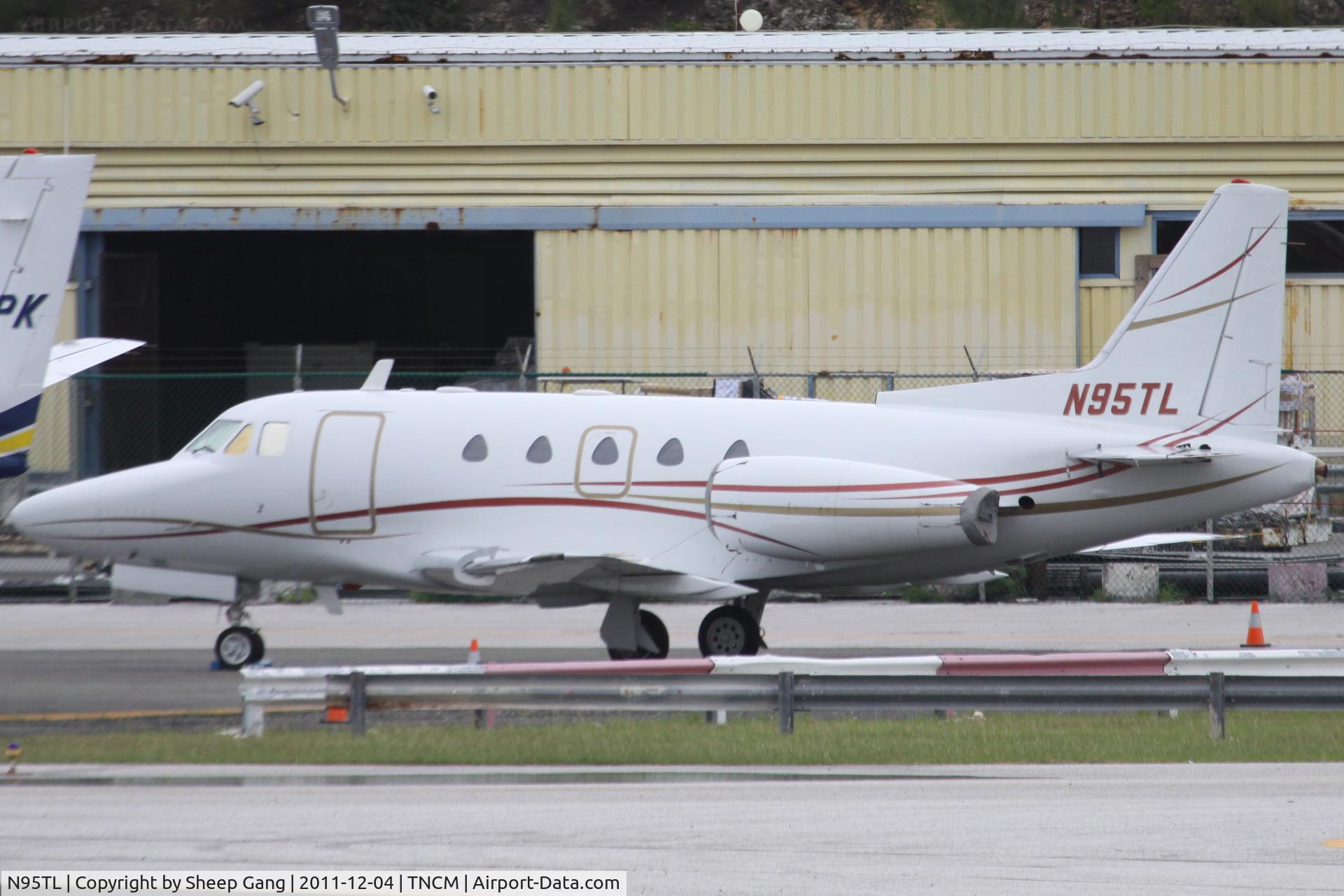 N95TL, 1979 Rockwell International NA-265-65 Sabreliner 65 C/N 465-13, N95TL at TNCM