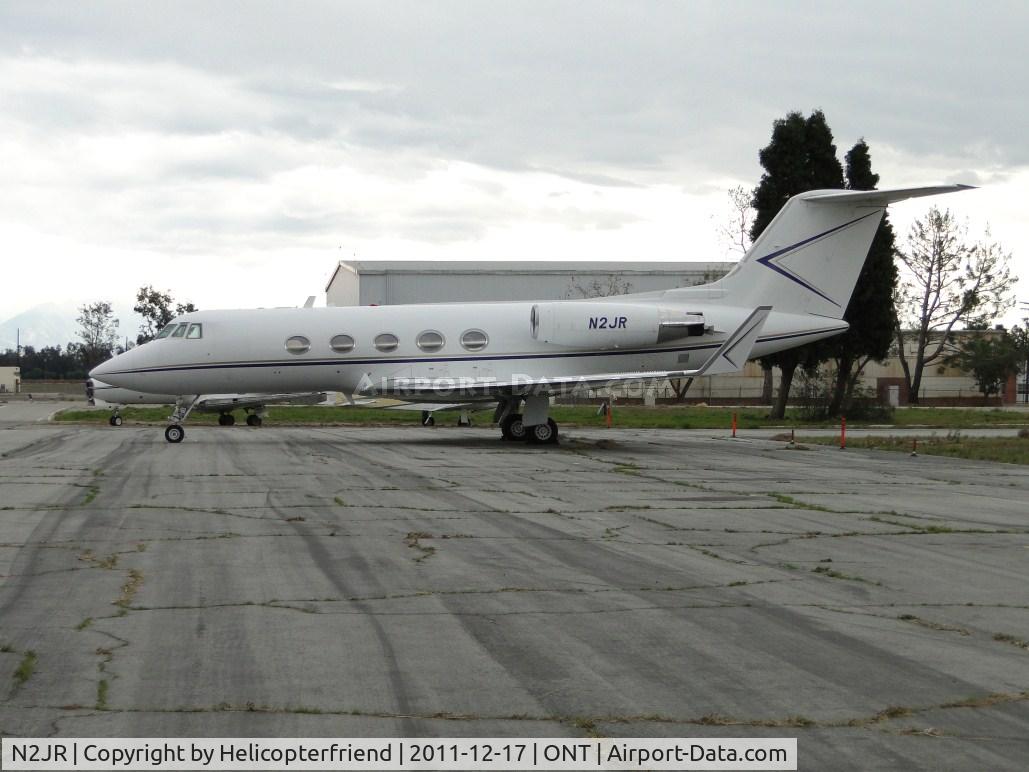 N2JR, 1973 Grumman G-1159B Gulfstream II C/N 131, Parked on the southside of the parking area