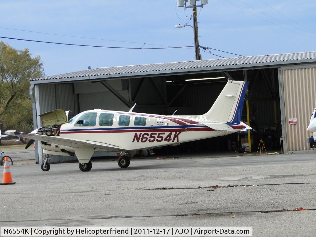 N6554K, 1982 Beech B36TC Bonanza C/N EA-324, Appears to be having engine work done