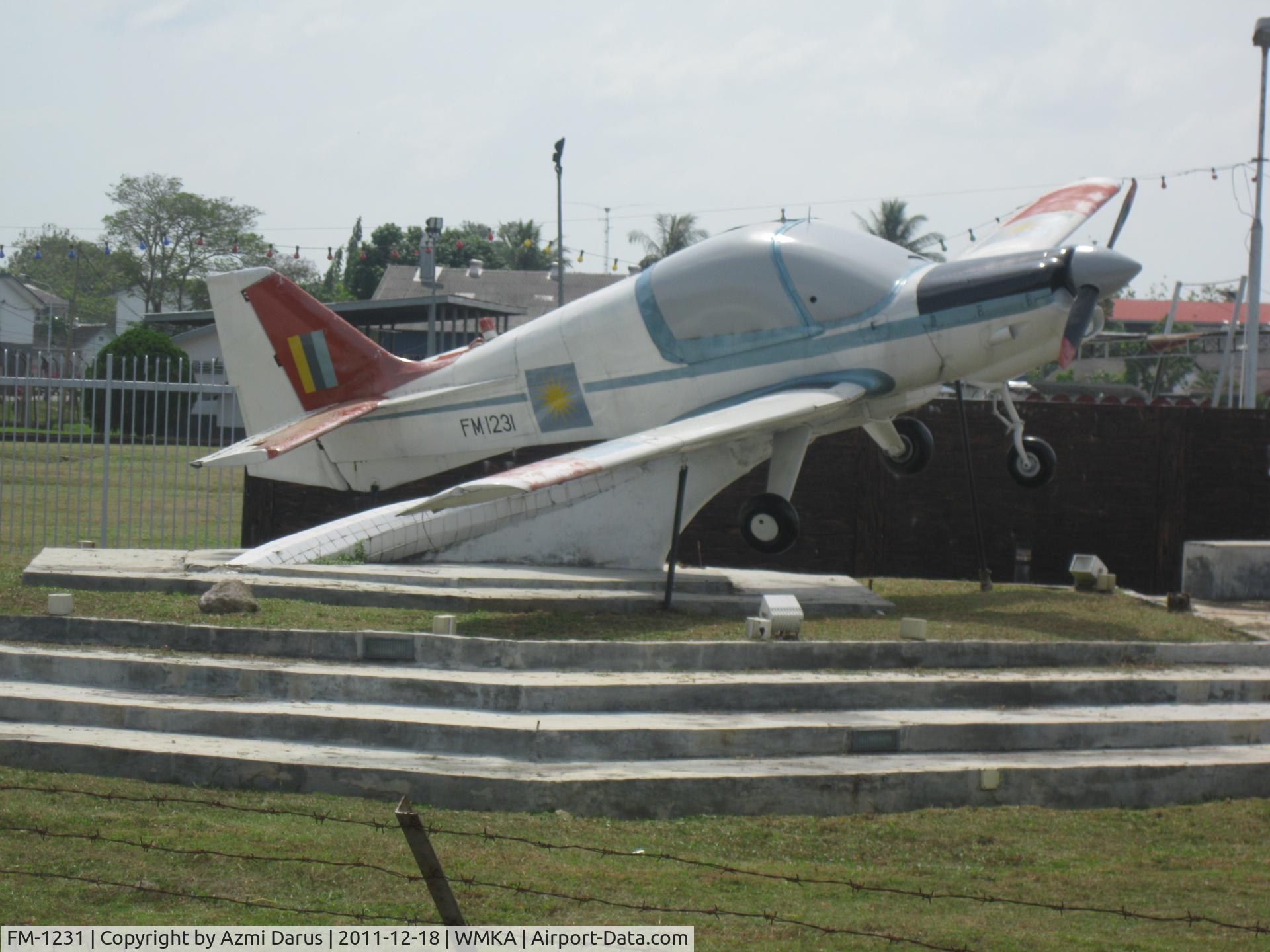 FM-1231, Scottish Aviation Bulldog 102 C/N 160, Airforce College, Alor Setar