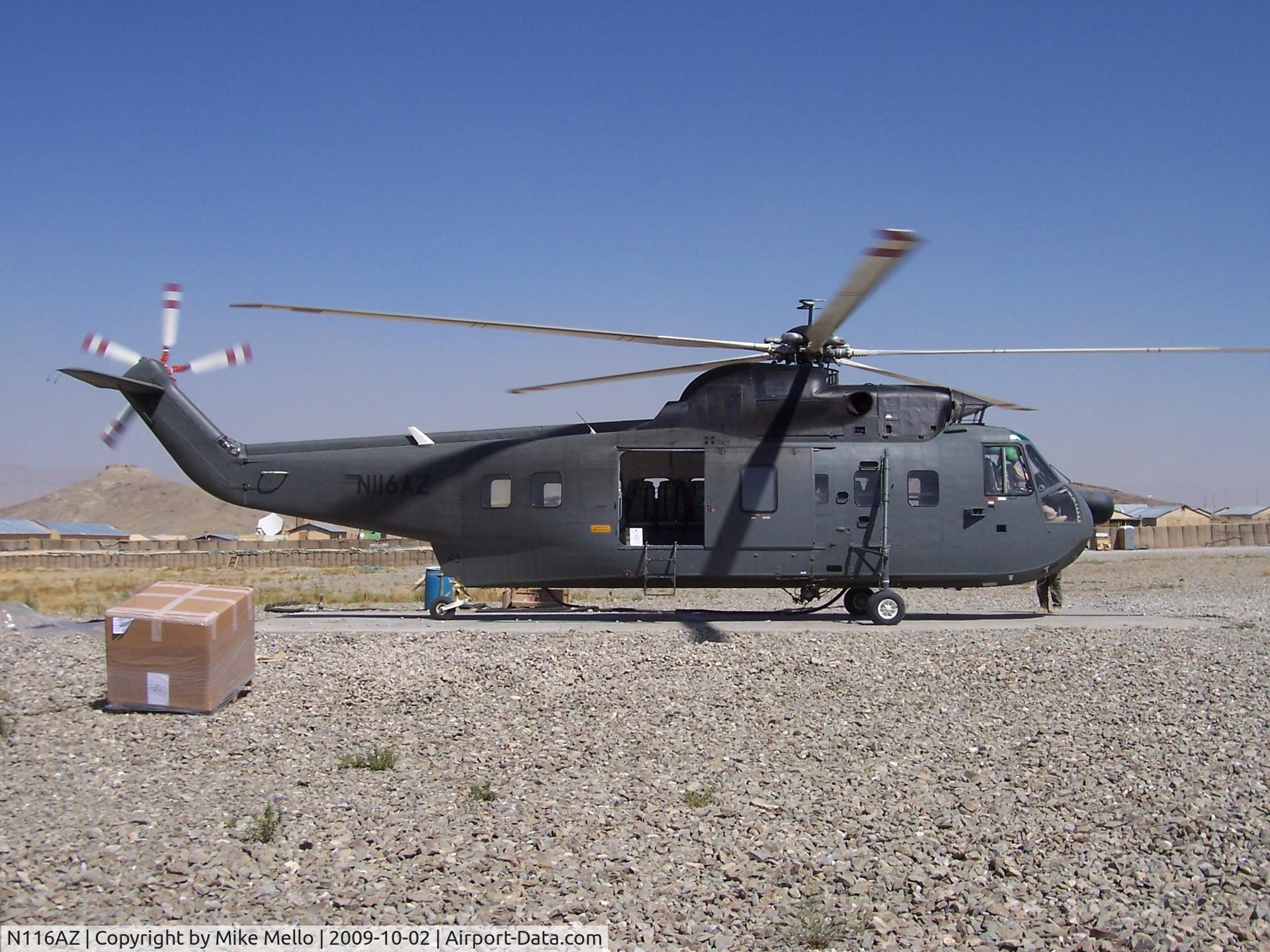 N116AZ, 1964 Sikorsky S-61N C/N 61242, FOB Gardez, Afghanistan