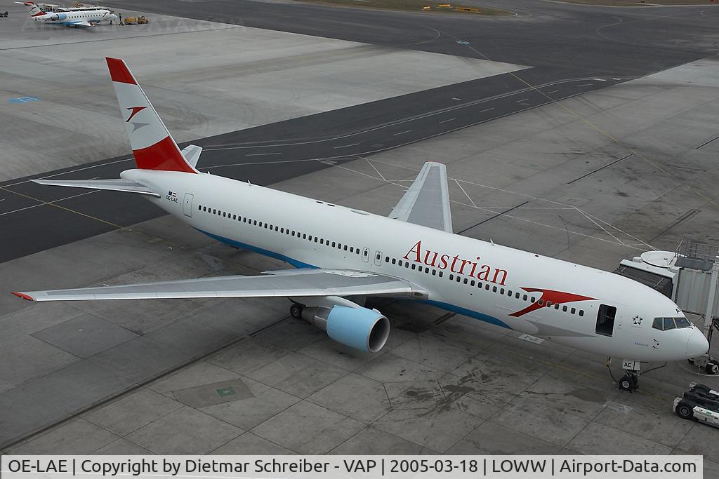OE-LAE, 2000 Boeing 767-3Z9/ER C/N 30383, Austrian Airlines Boeing 767-300