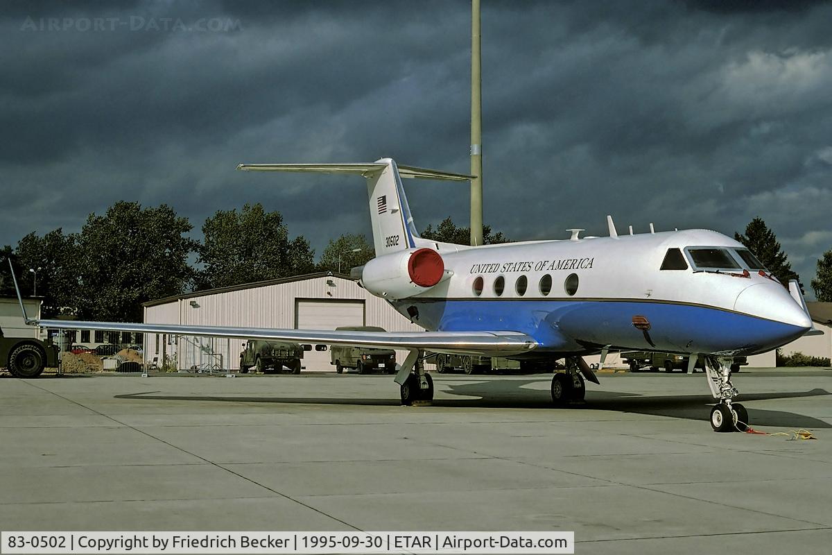 83-0502, 1983 Grumman C-20A Gulfstream III C/N 389, static display