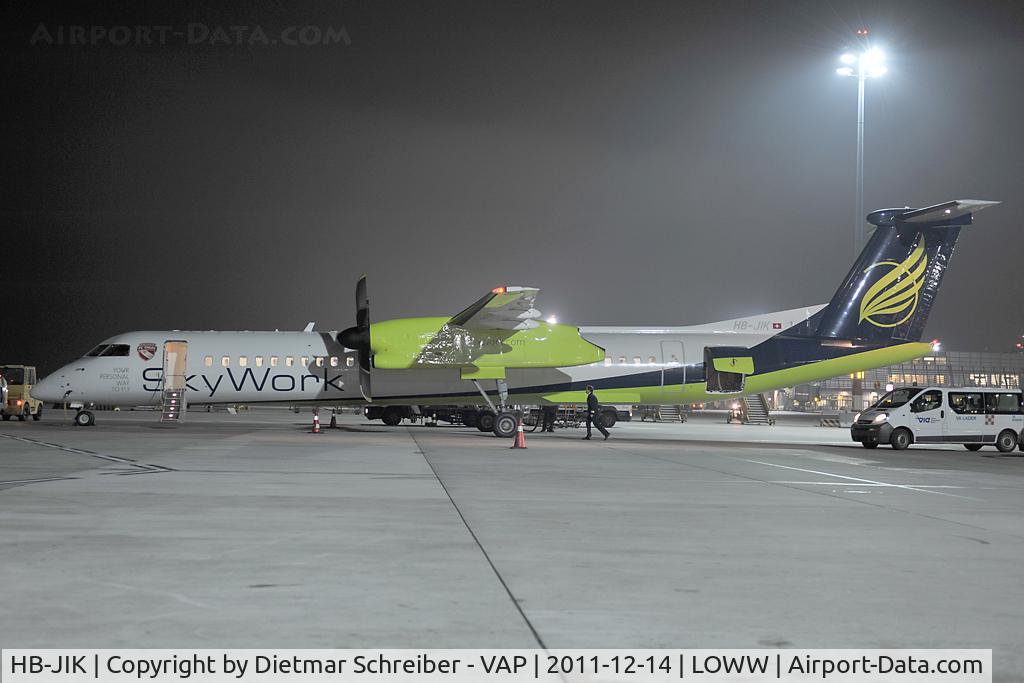 HB-JIK, 2009 Bombardier DHC-8-402 Dash 8 C/N 4265, Skyworks Dash 8-400