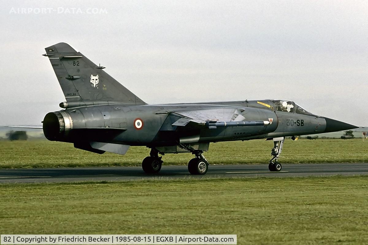 82, Dassault Mirage F.1C C/N 82, taxying to the active