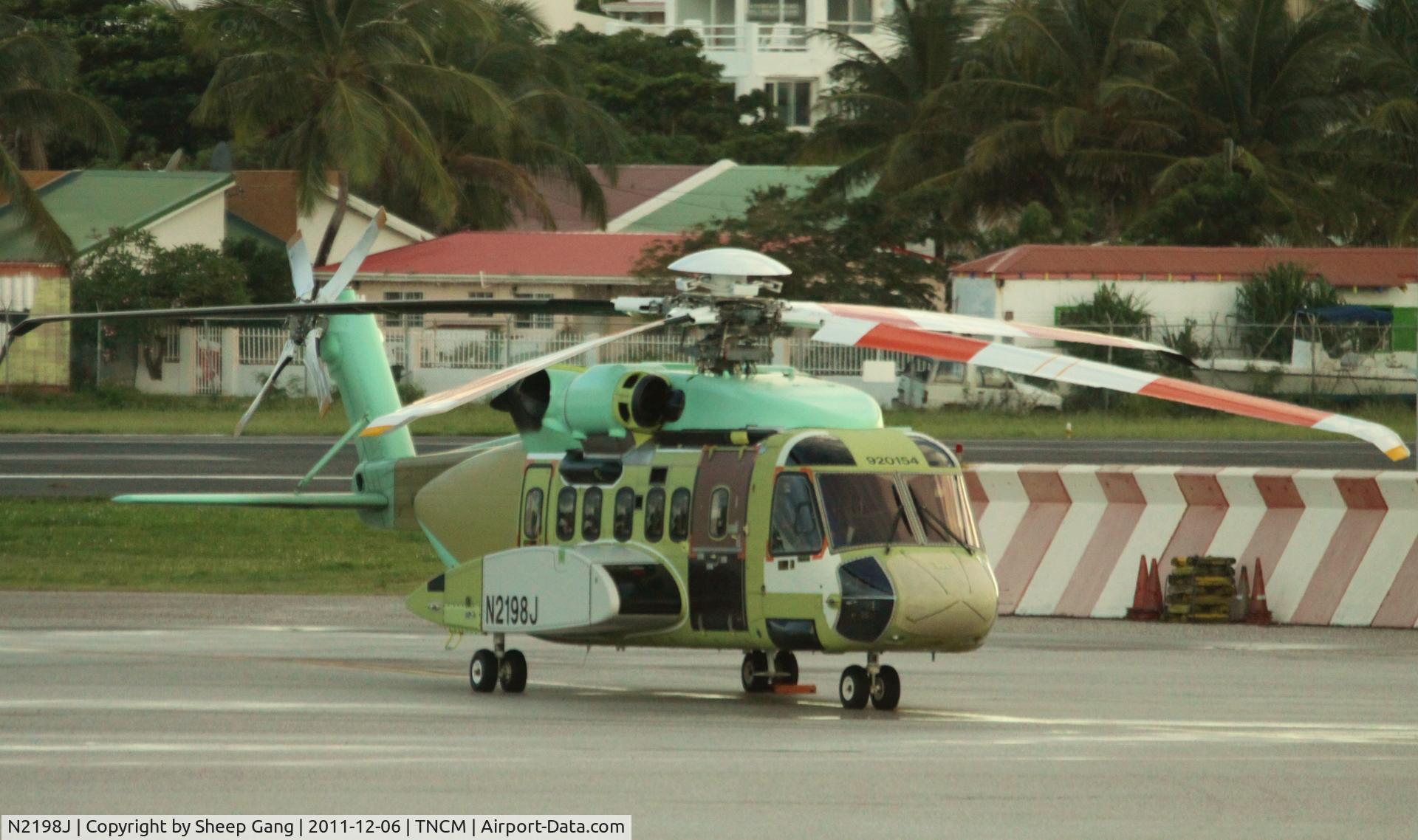 N2198J, 2010 Sikorsky S-92A C/N 920154, N2198J at TNCM