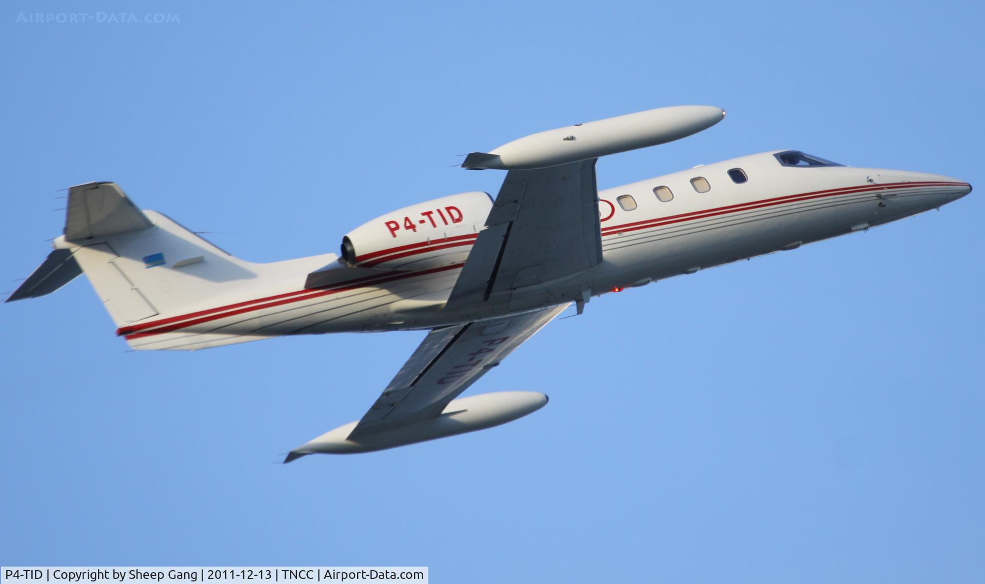 P4-TID, 1978 Learjet 35A C/N 200, P4-TID at TNCC