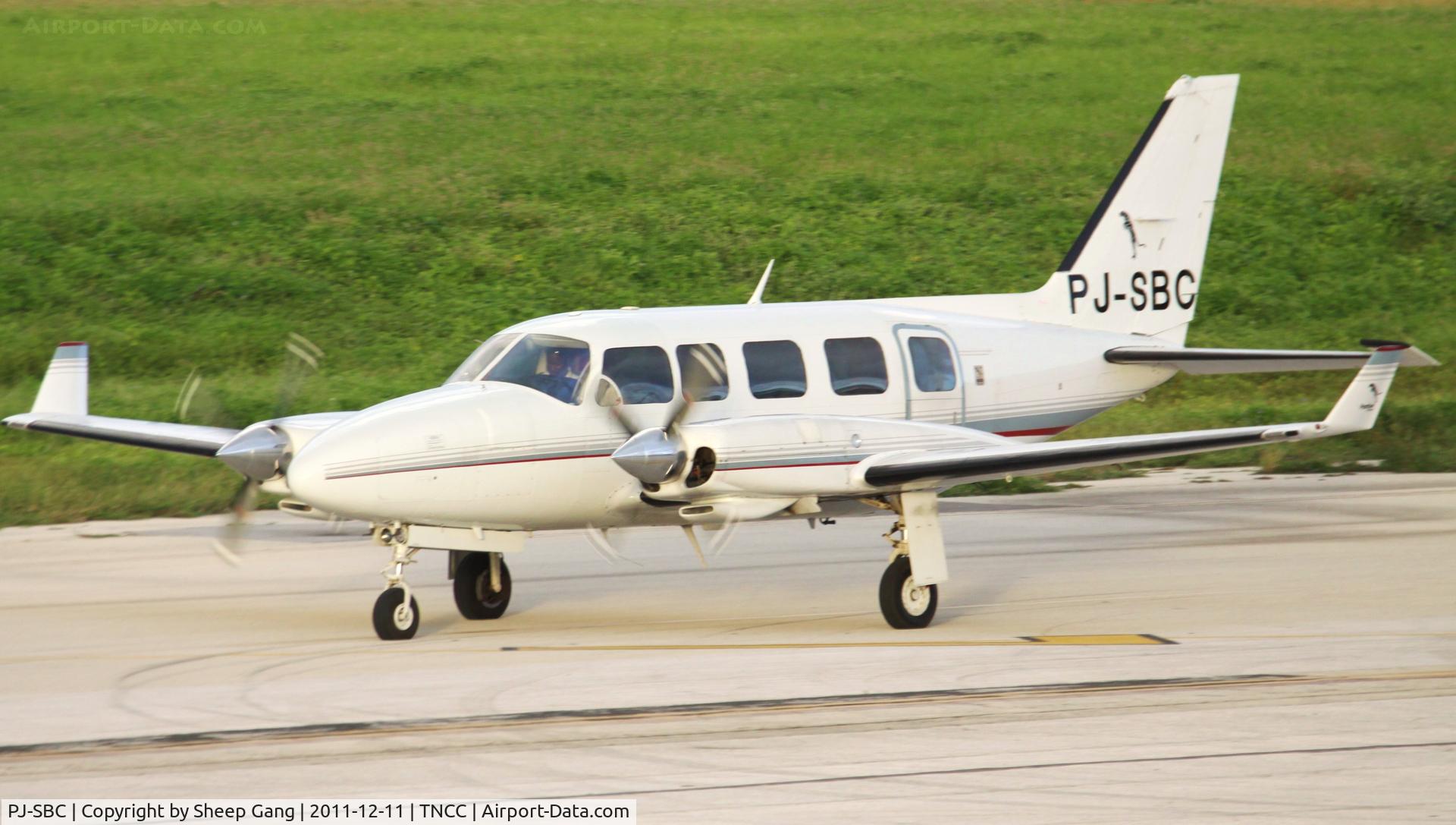 PJ-SBC, 1980 Piper PA-31-350 Chieftain C/N 31-8052054, PJ-SBC at TNCC