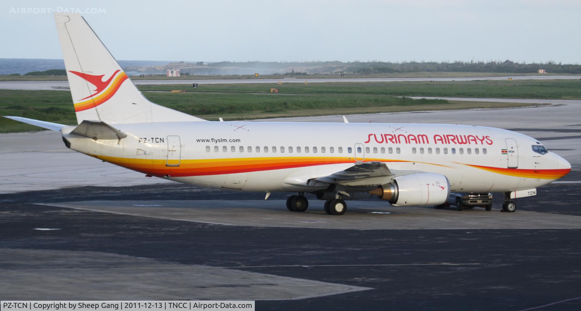PZ-TCN, 1997 Boeing 737-36N C/N 28668, Ptcn at TNCC
