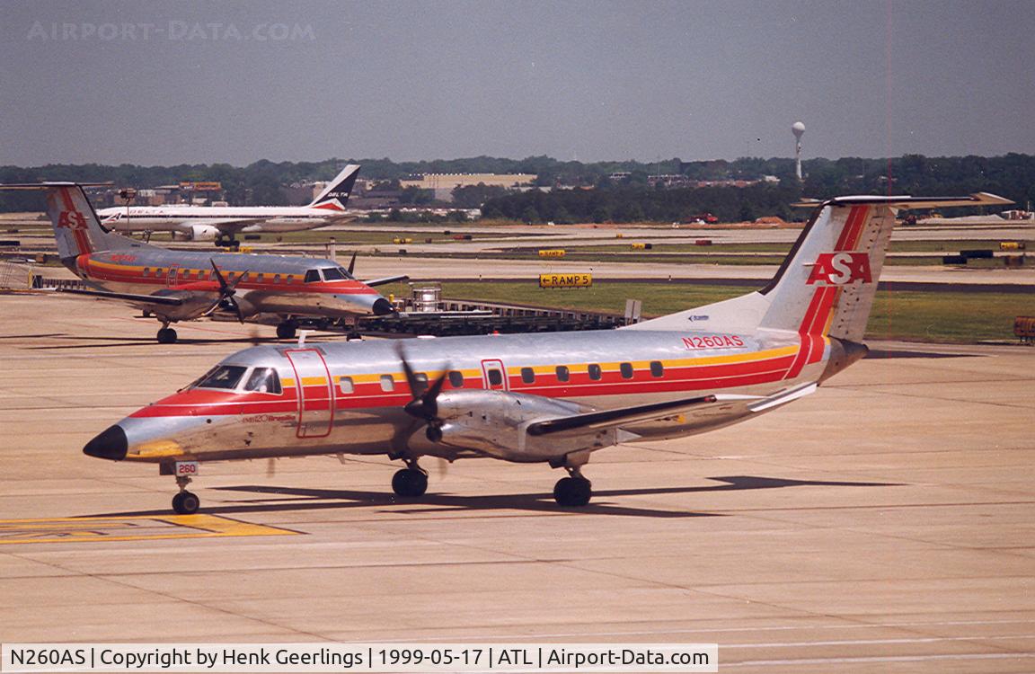 N260AS, 1989 Embraer EMB-120RT Brasilia C/N 120132, ASA