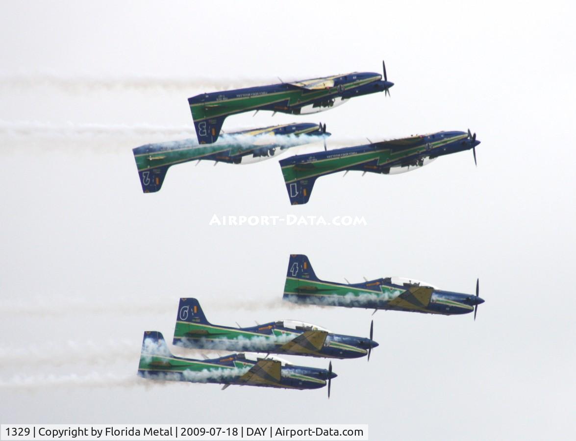 1329, Embraer T-27 Tucano (EMB-312) C/N 312033, Smoke Squadron Brazil