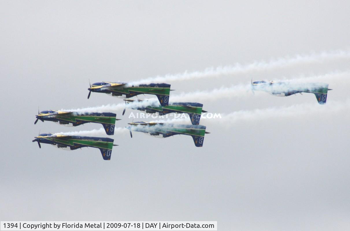 1394, Embraer T-27 Tucano (EMB-312) C/N 312145, Smoke Squad