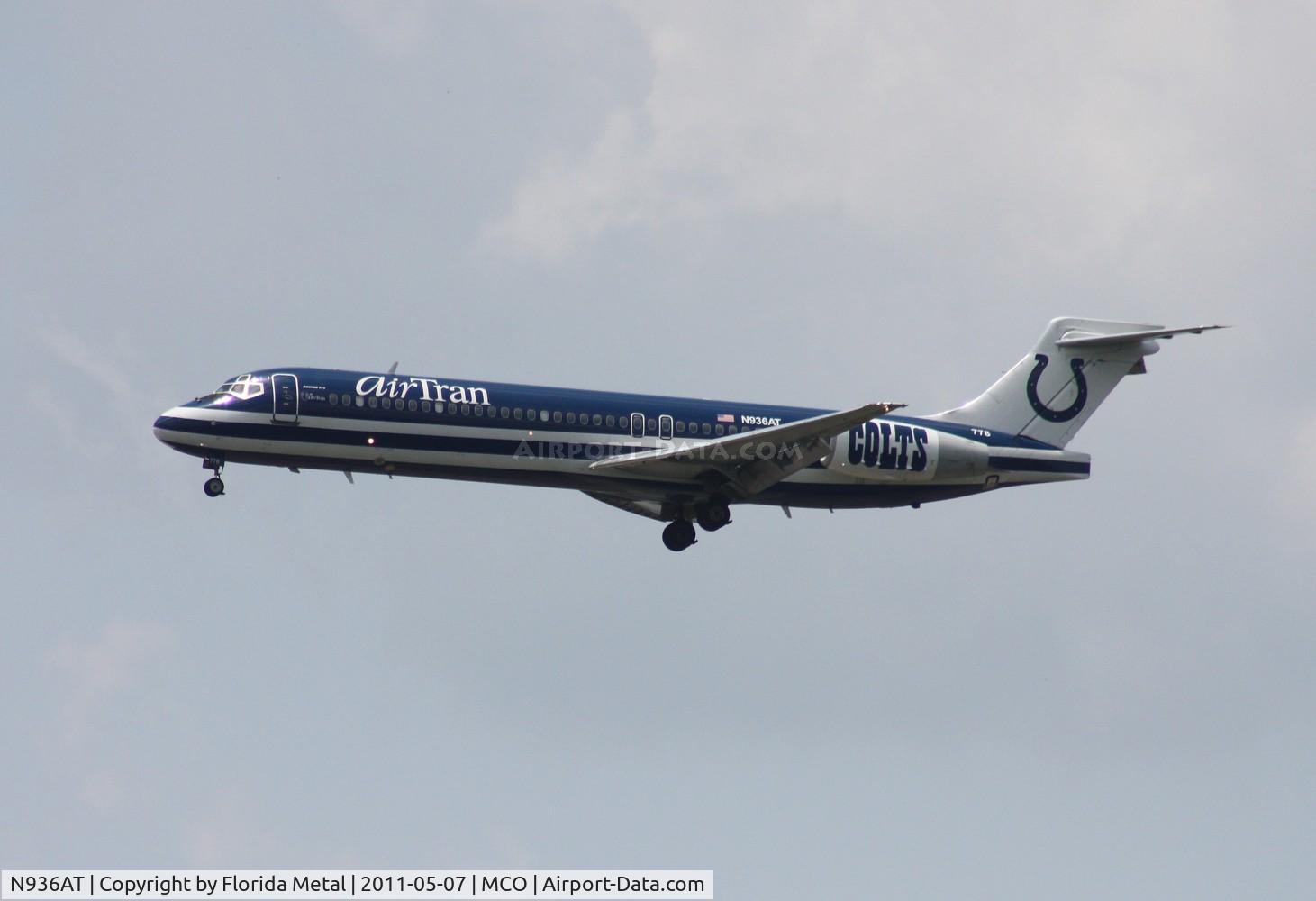 N936AT, 1999 Boeing 717-200 C/N 55058, Indianapolis Colts