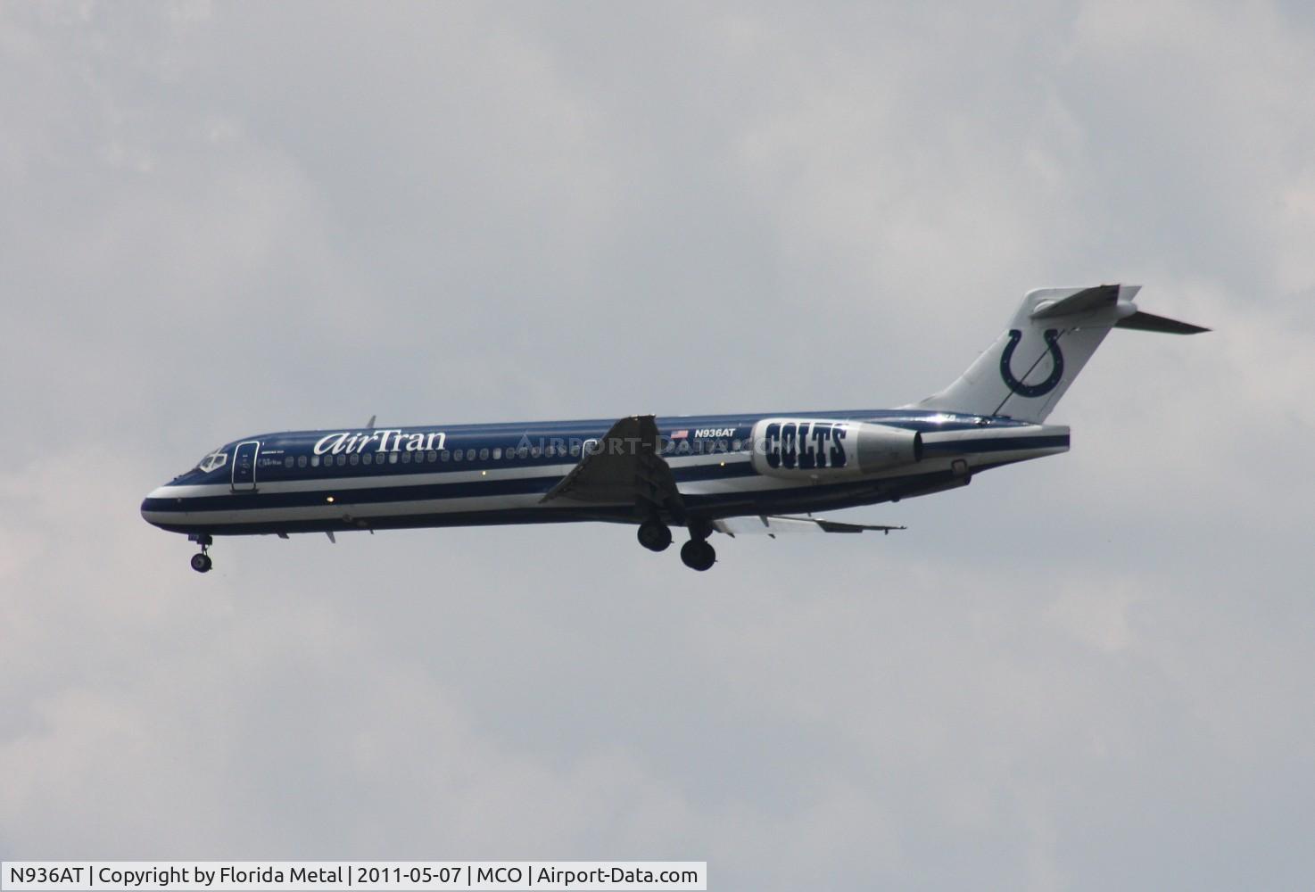 N936AT, 1999 Boeing 717-200 C/N 55058, Indianapolis Colts