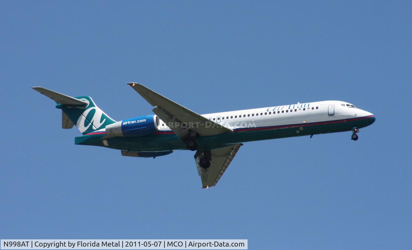 N998AT, 2002 Boeing 717-200 C/N 55142, Air Tran 717