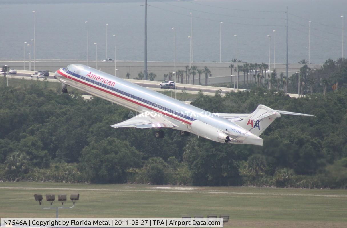 N7546A, 1990 McDonnell Douglas MD-82 (DC-9-82) C/N 53028, This plane I shot a week earlier landing at MCO
