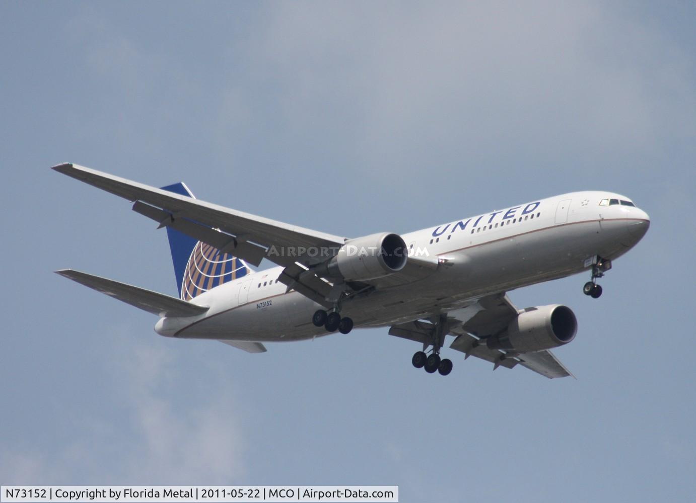 N73152, 2000 Boeing 767-224ER C/N 30431, United 767-200