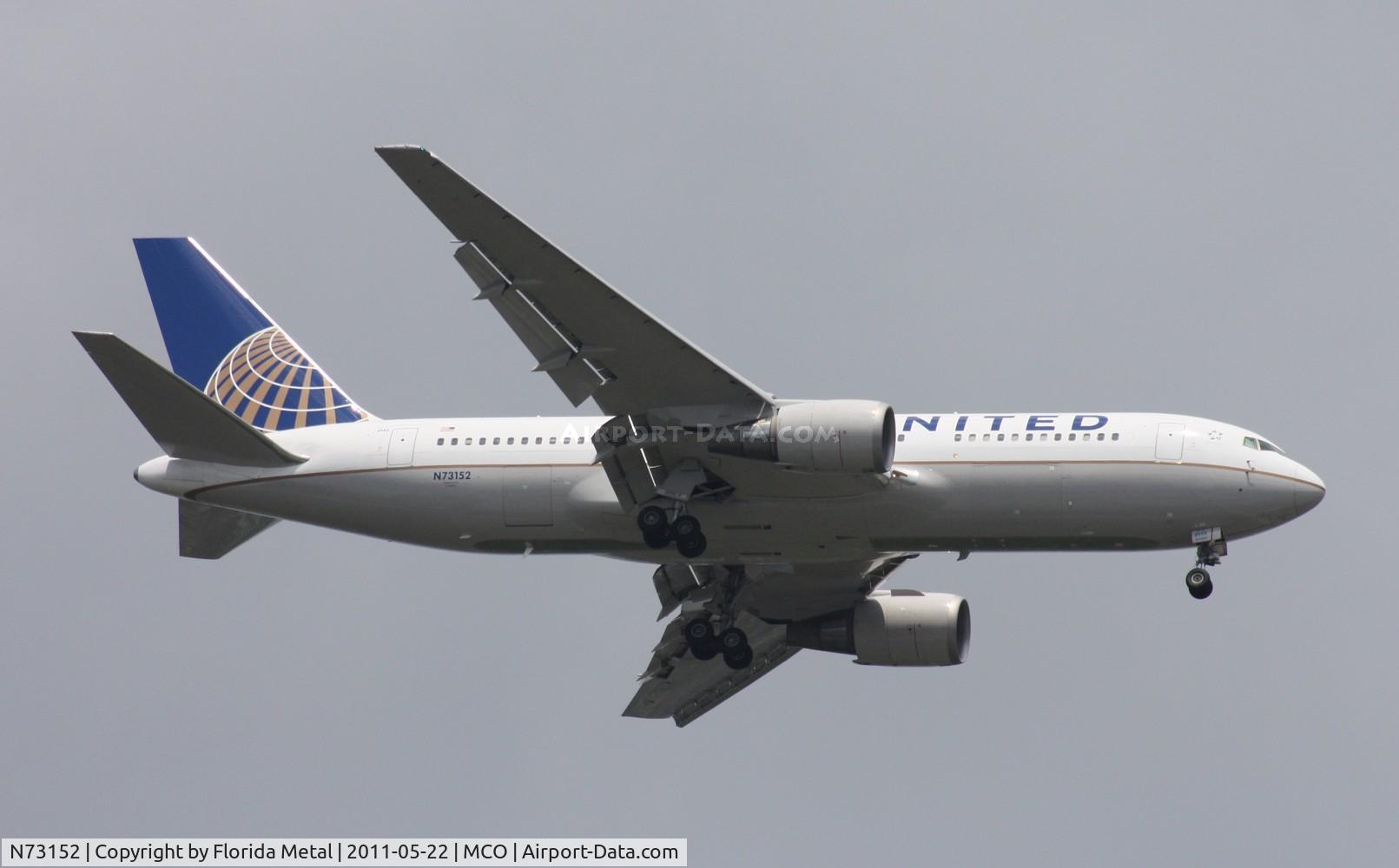 N73152, 2000 Boeing 767-224ER C/N 30431, United 767-200