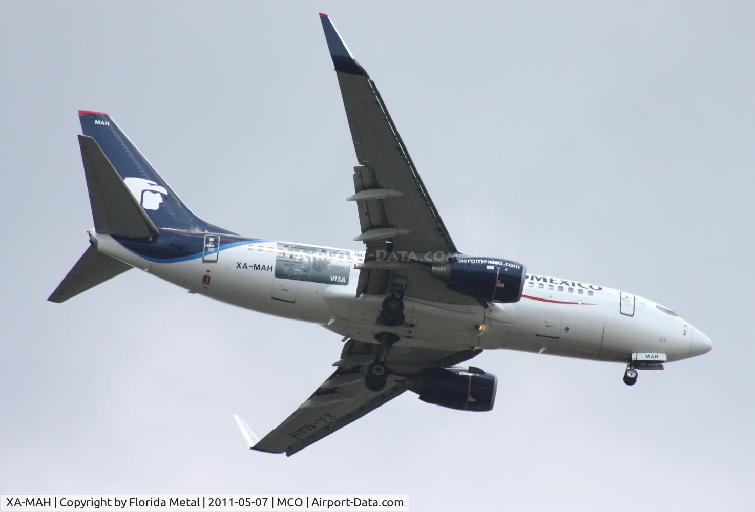 XA-MAH, 2007 Boeing 737-752 C/N 35122, One of many AMX 737s advertising the Visa credit card