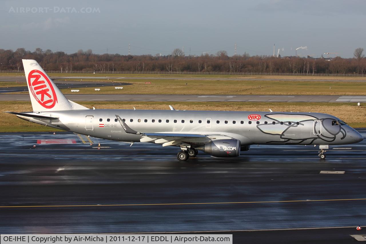 OE-IHE, 2010 Embraer 190LR (ERJ-190-100LR) C/N 19000387, Niki, Embraer ERJ 190-100LR, CN: 19000387, Name: Rumba